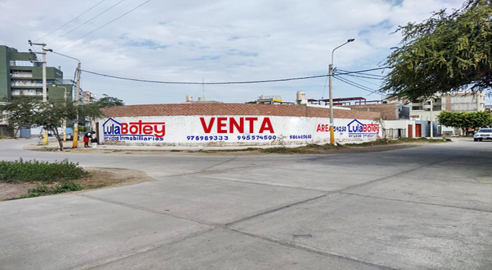 VENTA DE AMPLIO TERRENO EN URB. PATAZCA